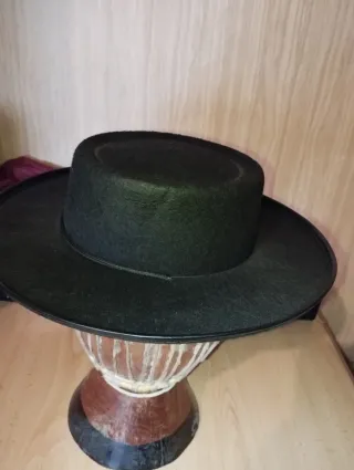 Berretto cordobés nero per bambini