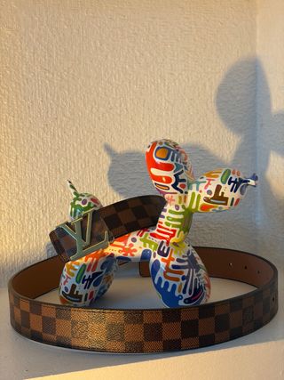 Cinturone Louis Vuitton Marrone Multicolore