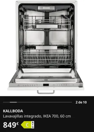 Lavavajillas Bosch (Ikea) integrable