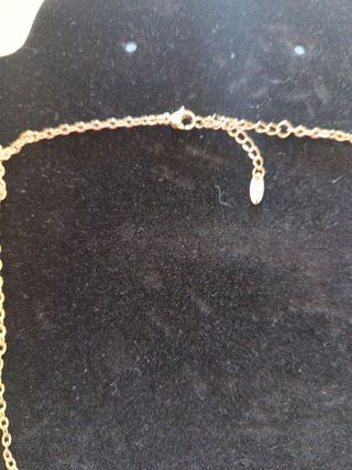 Gargantilla oro laminado 14k perlas