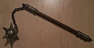 Mangual medieval con cadena