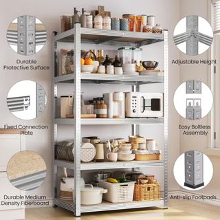 Estantería Metálica Galvanizada 875 Kg Nueva