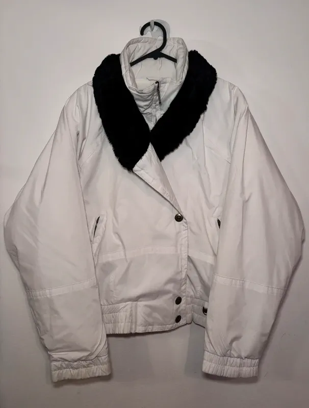 Giacca Ossi Skiwear bianca donna