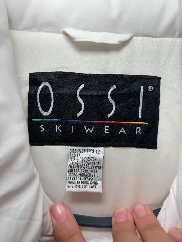 Giacca Ossi Skiwear bianca donna