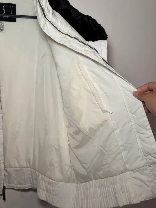 Giacca Ossi Skiwear bianca donna