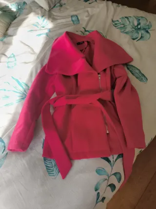 Chaqueta fucsia abrigadita talla S