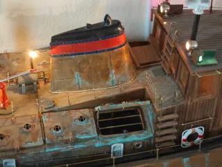 Barco madera y cobre.   No hago  envíos