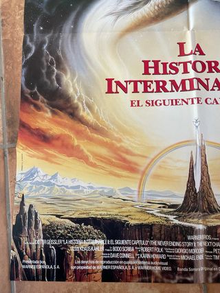 LA HISTORIA INTERMINABLE 2 POSTER ORIGINAL ESTRENO