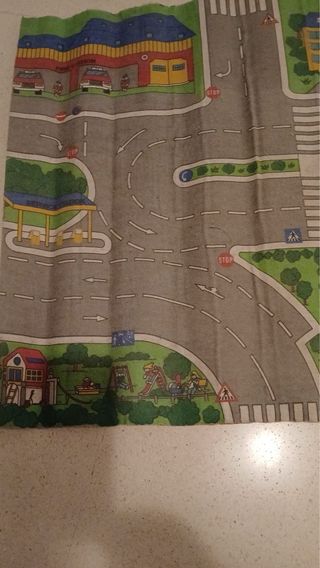Alfombra infantil ciudad