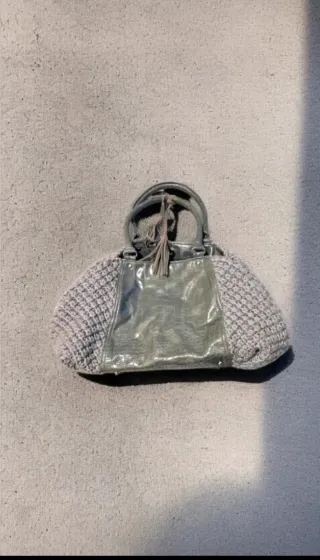 Bolso Dayaday Ante y Punto Mujer Gris