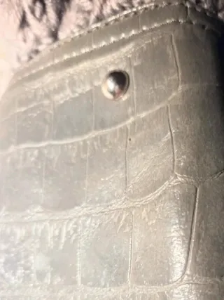 Bolso Dayaday Ante y Punto Mujer Gris