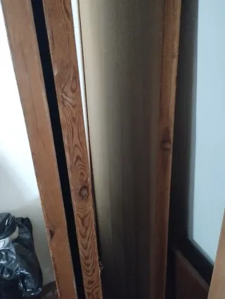 Puertas de madera sin tratar x5