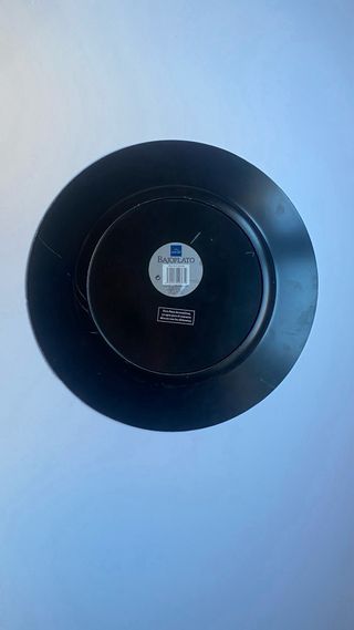 Bajoplato plateado metálico