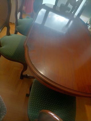 Comedor madera maciza 6 sillas
