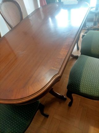 Comedor madera maciza 6 sillas