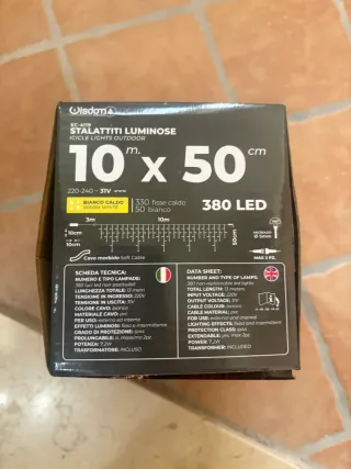 Luci di Natale Bianche e Gialle