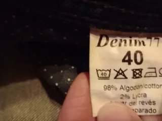 Pantalón vaquero DNM recto hombre talla 40