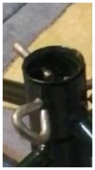 Base árbol de Navidad metálica medida hueco 35 cm