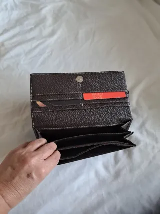 Billetera de mujer marrón