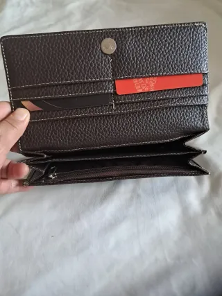 Billetera de mujer marrón