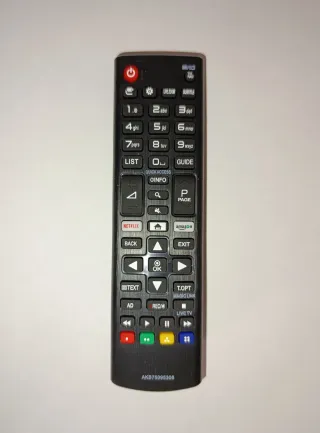 Mando LG Televisión