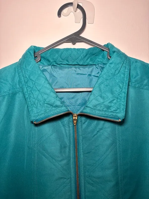 Bomber vintage anni '80 trapuntato spalline