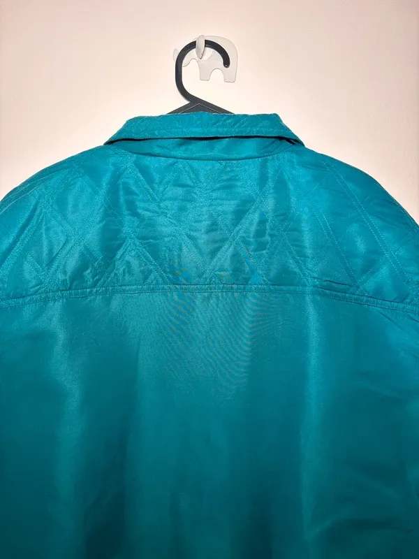 Bomber vintage anni '80 trapuntato spalline