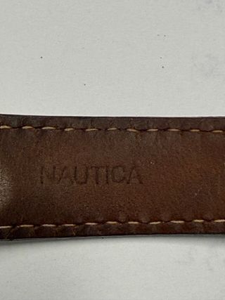 Cinturino Nautica 22 mm Bianco in pelle