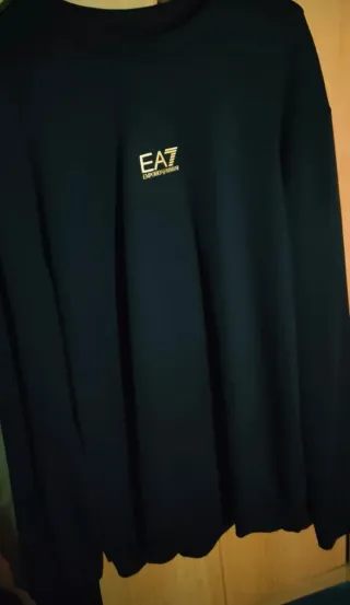 Sudadera EA7 Emporio Armani Negra