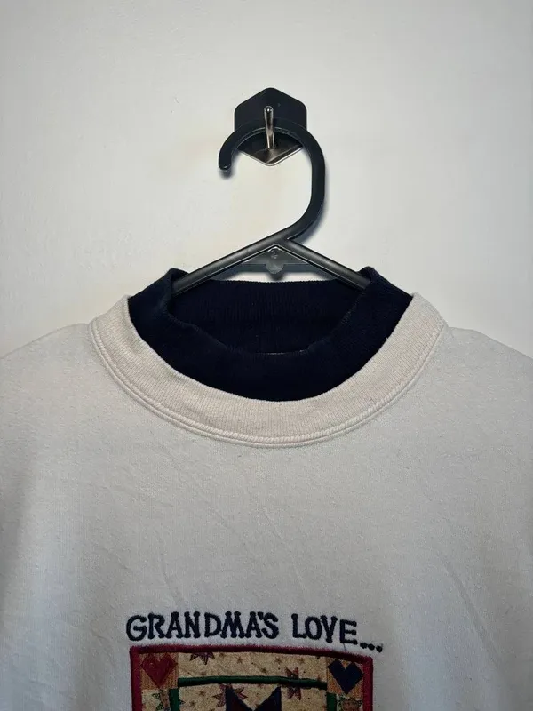 Felpa vintage anni '80 Grandma's Love