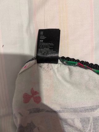 Cojín Versace Terciopelo Negro Multicolor