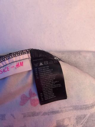 Cojín Versace Terciopelo Negro Multicolor