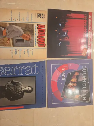 Lote 4 Vinilos: Madonna, Whitney Houston, Ennio Mo
