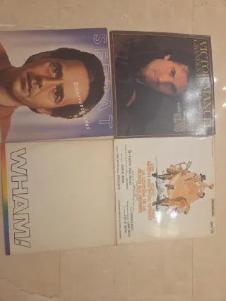 Lote 4 Vinilos: Madonna, Whitney Houston, Ennio Mo