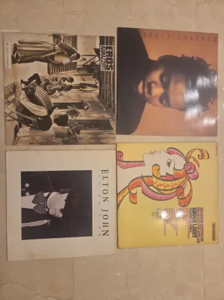 Lote 4 Vinilos: Madonna, Whitney Houston, Ennio Mo