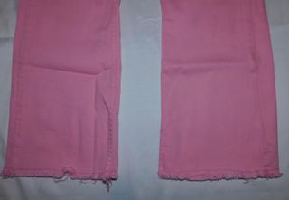 Pantalón vaquero rosa flare