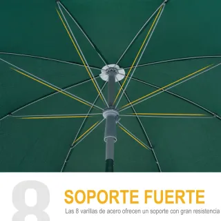 Sombrilla Playa Verde Ø202cm
