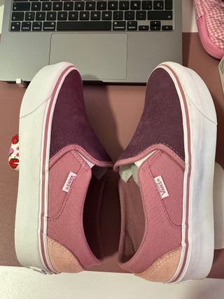 Vans Asher Plataforma RosaSuede (precio flexible*)