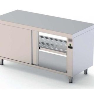 MESA CALIENTE ACERO INOXIDABLE CENTRAL FONDO 600