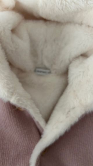 Abrigo bebé niña Calamaro rosa