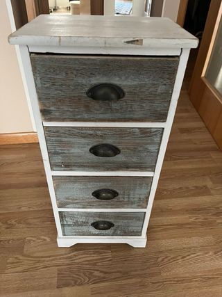 Mesilla 4 cajones estilo envejecido