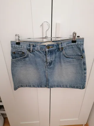 Falda vaquera corta Talla S