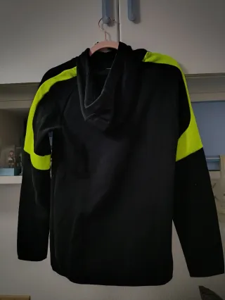 Sudadera Joma Negra y Verde
