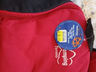 Mochila Camping Negra y Roja
