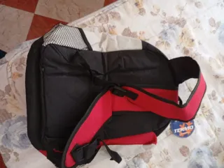 Mochila Camping Negra y Roja