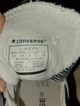 Zapatillas Converse All Star Negras