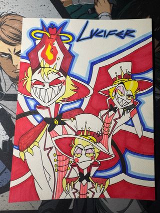 Disegno Lucifer Hazbin Hotel