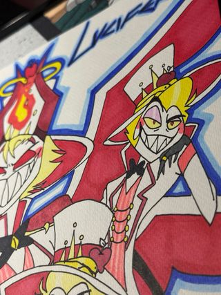 Disegno Lucifer Hazbin Hotel