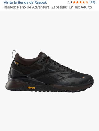 Reebok Nano X4 Adventure Unisex Negro