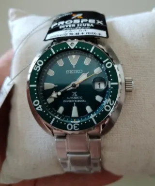 Seiko Prospex green mini turtle "edicción japón"
